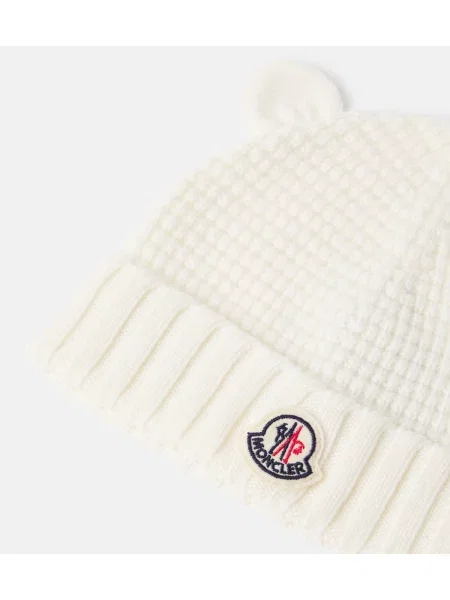 Σκούφος Moncler Enfant λευκό