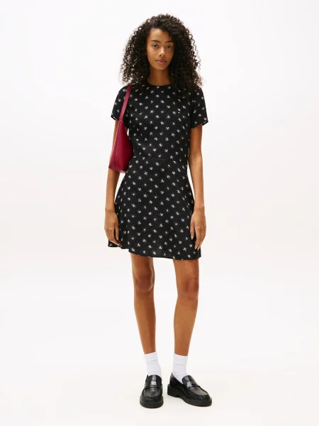 Tommy Jeans Rochie de zi negru