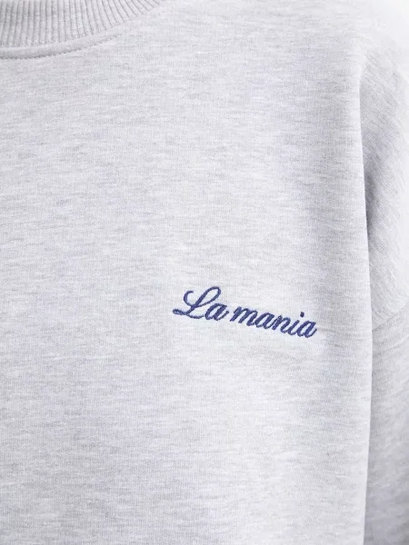 Однотонный свитер La Mania бежевый