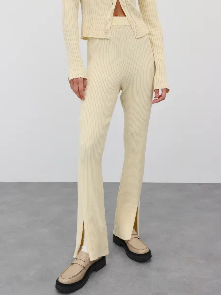 EDITED Pantaloni Enora crem