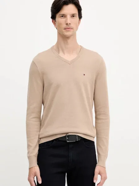 Tommy Hilfiger sweter beżowy