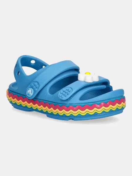 Crocs sandály CROCBAND CRUISER RICRAC SANDAL T modré