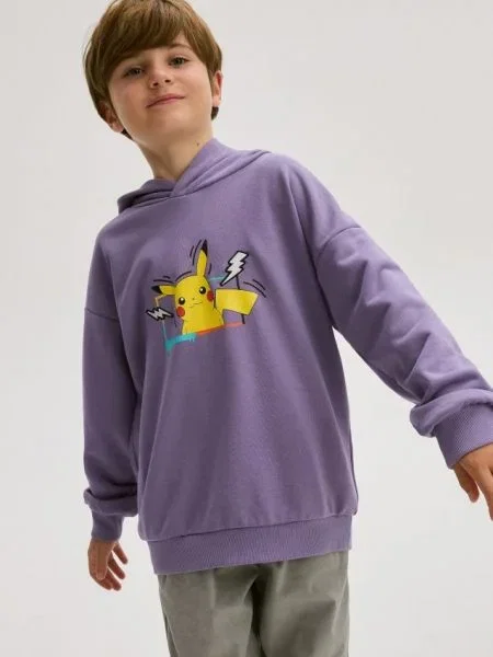 Reserved Bluză de trening Pokémon violet-prună violet
