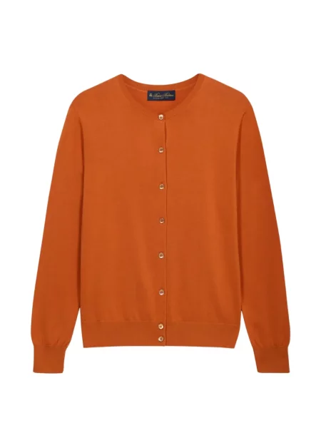 Cardigan Brooks Brothers lung maro