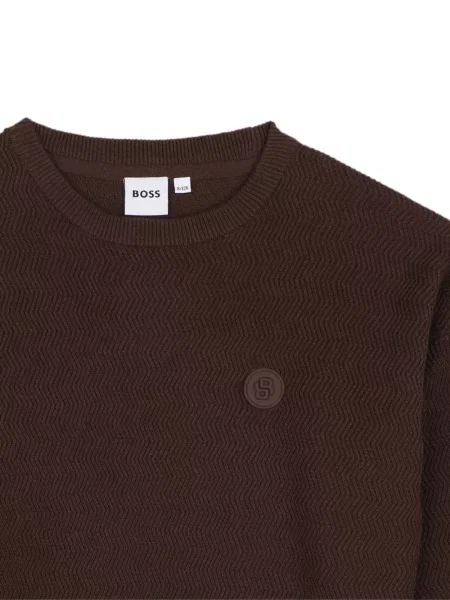 Sweter dziecięcy Bosswear brązowy