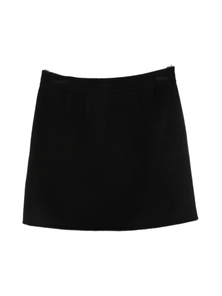 Spódnica Semicouture wełniana kopertowa czarna