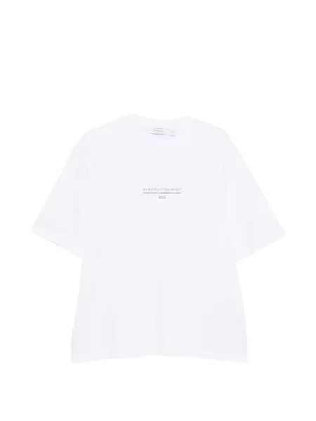 Póló Off-white nyomtatás fehér