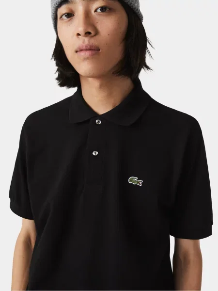 Поло Lacoste черное