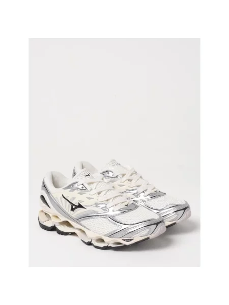 Sneakersy Mizuno skórzane beżowe