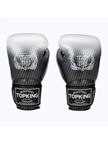 Топ King Muay Thai Super Star Air боксови ръкавици сребро сиво
