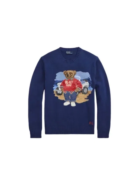 Sweter Polo Ralph Lauren niebieski
