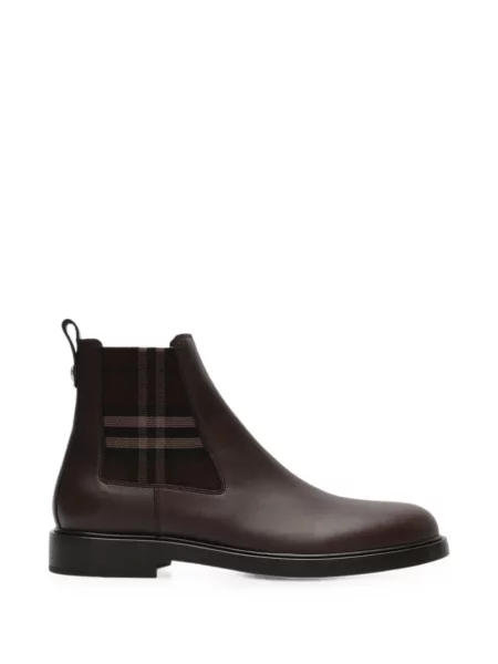 Botine Burberry din piele maro