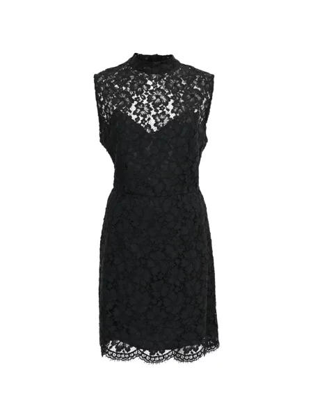 Rochie Sandro din dantelă negru