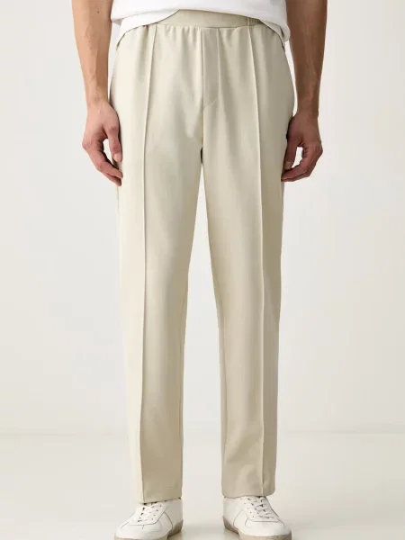 BOSS Green pantaloni de trening pentru bărbați cu JT_Network Tapered bej