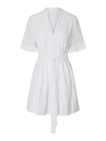 SELECTED FEMME Rochie SLFLAERKE' alb