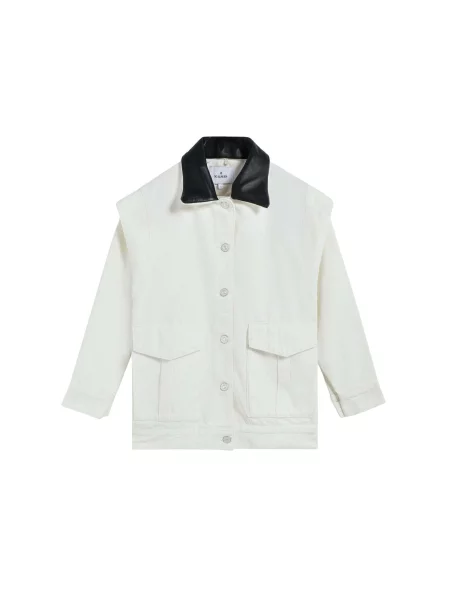 Scalpers Geacă de primăvară-toamnă ecru negru