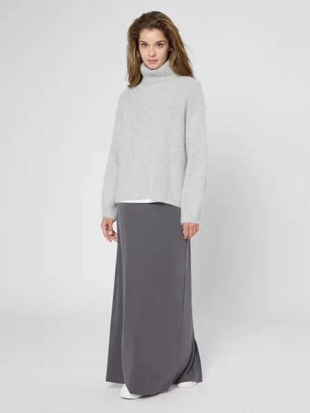 Светр PRPY віскоза/нейлон сірий