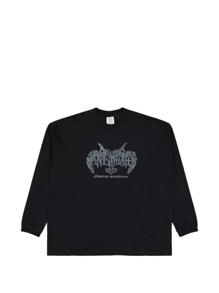 Tricou Vetements cu imagine negru