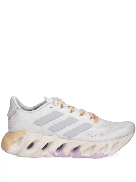 Trening Adidas alergare cu glugă cu broderie gri