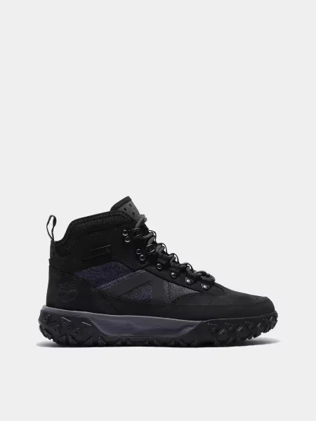 Ботинки Timberland из нубука черные