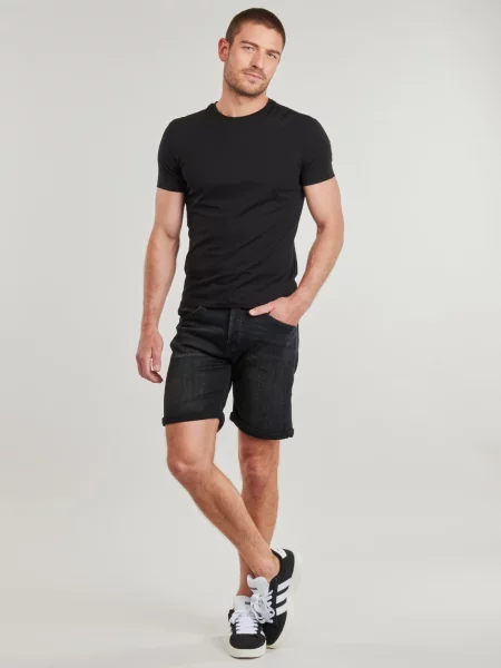 Kratke traper hlače Jack&jones crna
