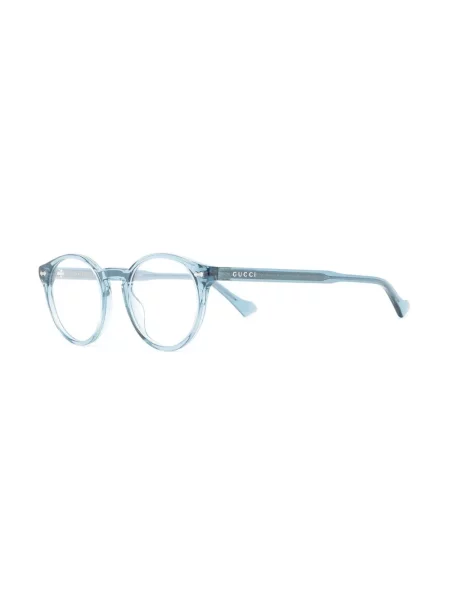 Okulary okrągłe Gucci Eyewear niebieskie