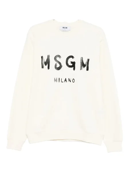 Суитчър Msgm с принт бяло