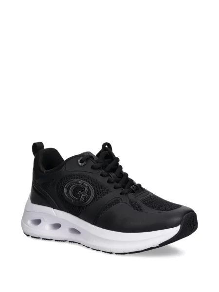 Sneakerși Guess cu autograf negru
