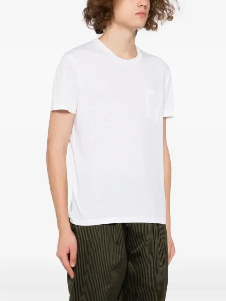 Tricou Tom Ford cu decolteu rotund alb