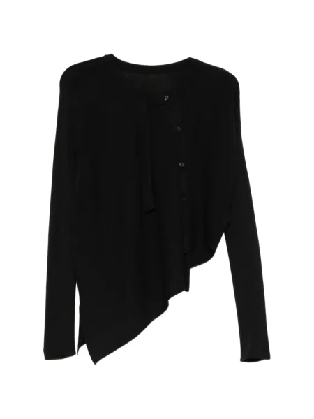 Cardigan Y's asimetric negru