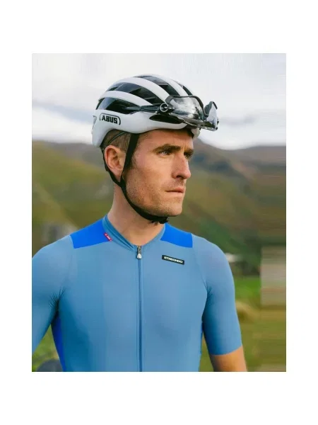Koszulka rowerowa Etxeondo Alde Color Edition krótki rękaw S niebieska
