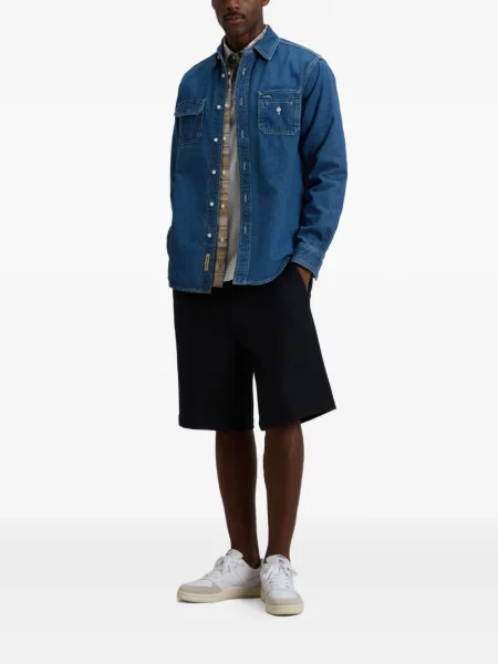 Cămașă de blugi Woolrich albastru