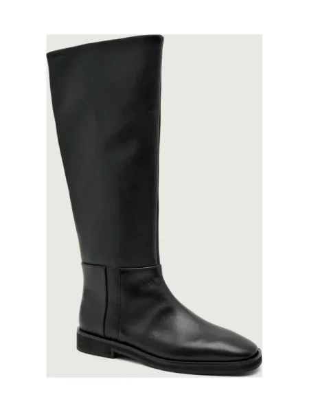 Calvin Klein De piele cizme de echitație FORMAL negru