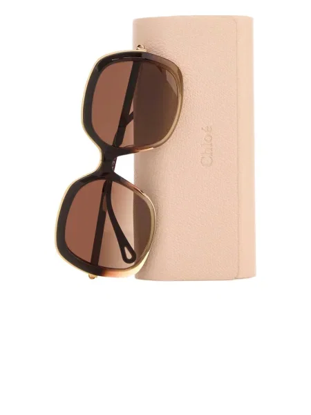 Ochelari de soare Chloé maro