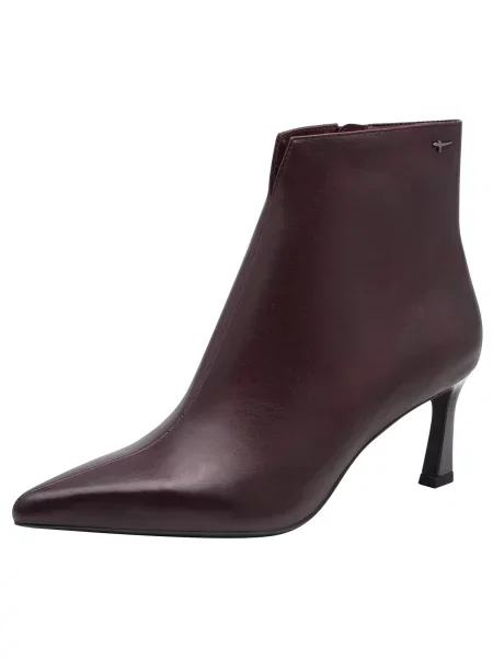 Botine Tamaris Vișiniu roșu