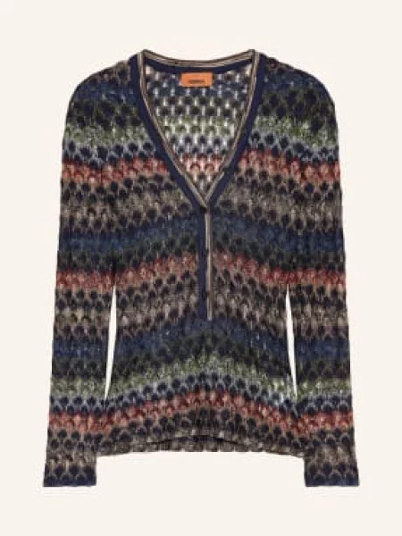 Pletený pletený top Missoni červený