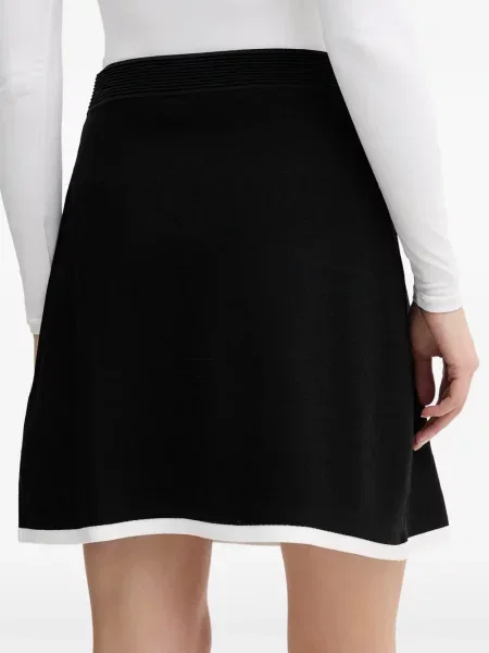 Plisirana mini plisirana suknja Karl Lagerfeld crna