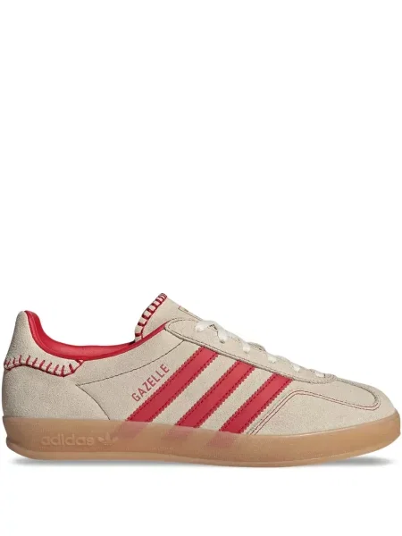 Sneakerși Adidas Gazelle din piele de căprioară roșu