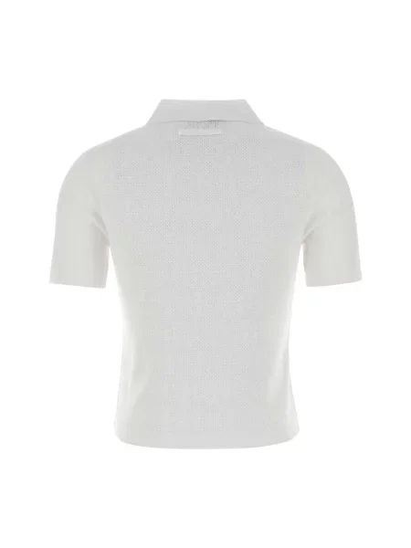 Koszulka polo Tory Burch biała