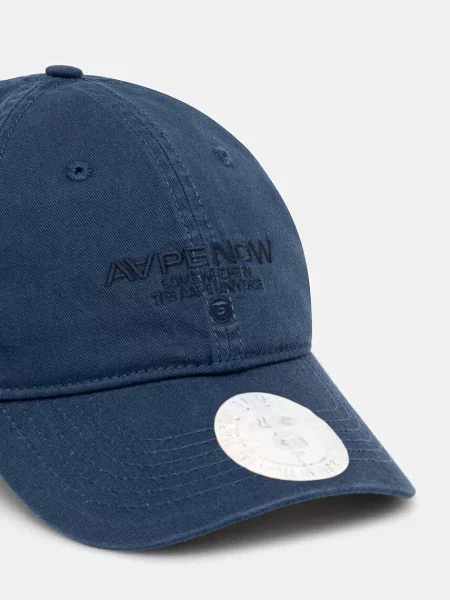 AAPE șapcă Now bleumarin uni