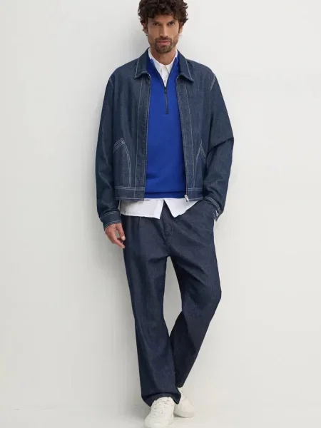 Светр Red Bull Racing x Pepe Jeans Red Bull Racing x Pepe Jeans легкий півгольф червоний