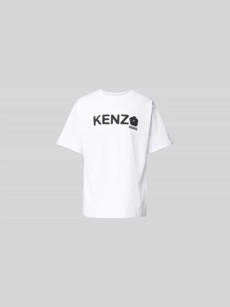 T-shirt z czystej bawełny Kenzo biała