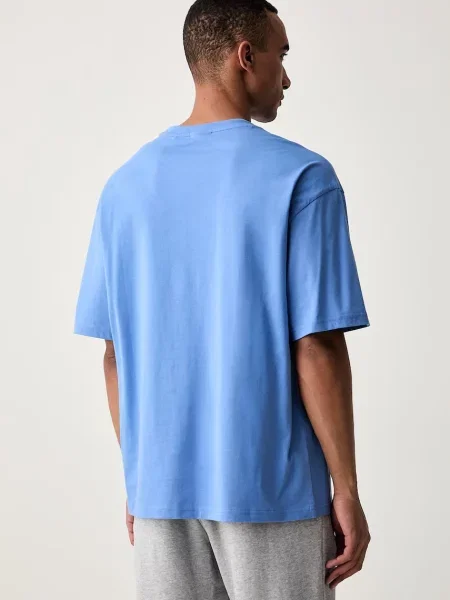 HUGO tričko pánske TIKI T-SHIRT modrá