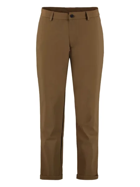 Pantaloni The (alphabet) fără toc maro