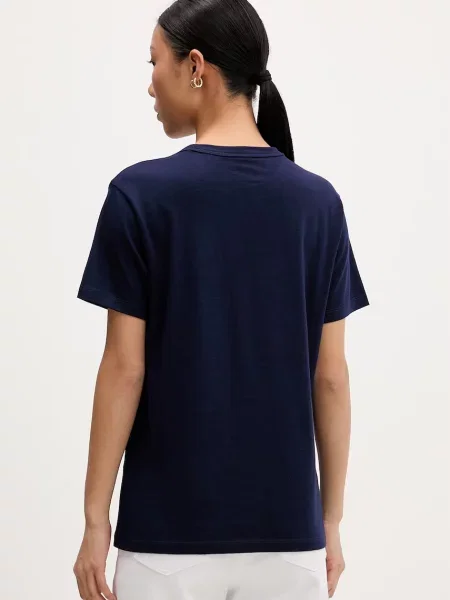HUGO T-shirt granatowa