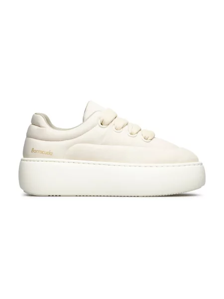 Sneakersy Barracuda na platformie białe