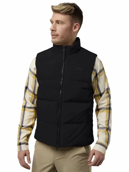 Утепленный жилет Jack Wolfskin черный