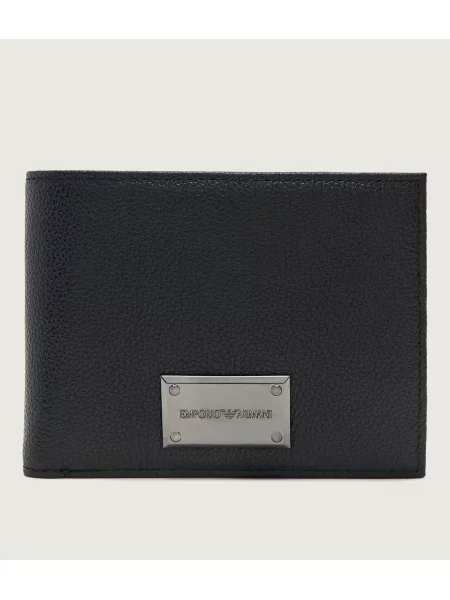 Emporio Armani De piele portofel negru