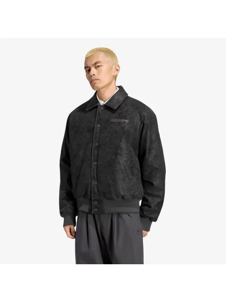 Jachetă adidas Cutline Pleather Jacket Utility Black XXL negru