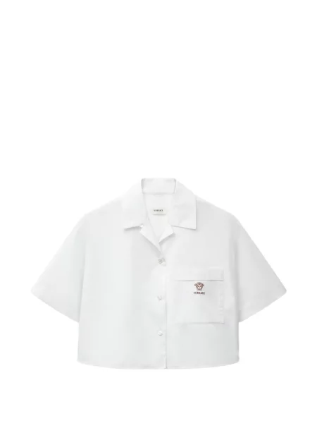 Cămașă Versace din poplin alb